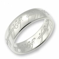 Herr der Ringe - Der EINE Ring aus massivem 925 Silber/poliert