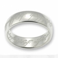 Herr der Ringe - Der EINE Ring aus massivem 925 Silber/poliert