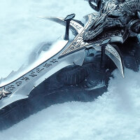 Warcraft - Wandhalterung für Frostmourne-Schwert