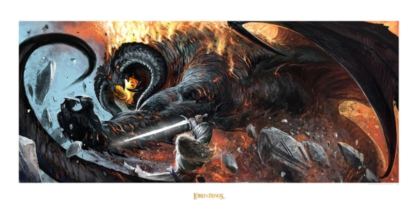 Weta Workshop Der Herr der Ringe - Kunstdruck The Battle of the Peak