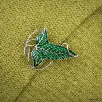 The Lord of the Rings - Elven leaf brooch