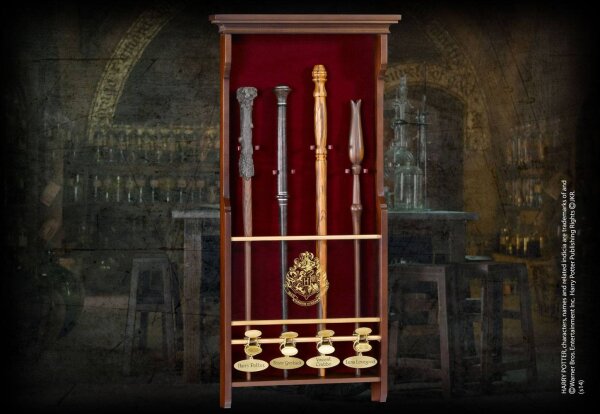 Harry Potter – Wandhalterung für 4 Zauberstäbe NN8040