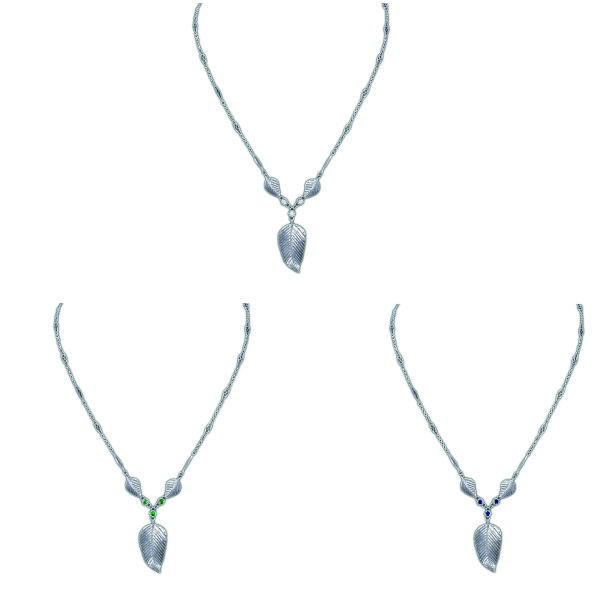 Der Herr der Ringe / Der Hobbit - Halskette der Elbenreiche: Bruchtal, Lothlorien, Düsterwald Badali Jewelry