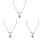 Der Herr der Ringe / Der Hobbit - Halskette der Elbenreiche: Bruchtal, Lothlorien, Düsterwald Badali Jewelry