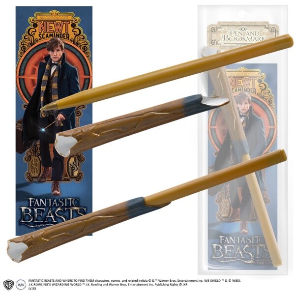 Harry Potter: Fantastic Beasts - Pen and Bookmark Newt Scamander