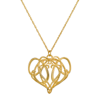 The Hobbit - Elronds brooch pendant with chain