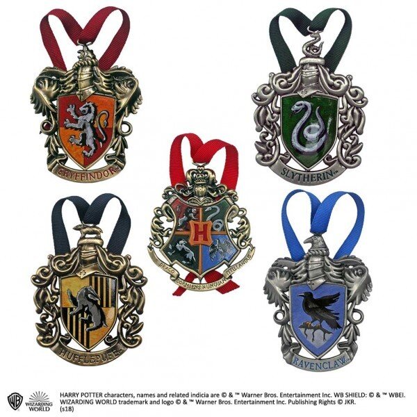 Harry Potter - Christbaumschmuck 5er-Pack Hogwarts